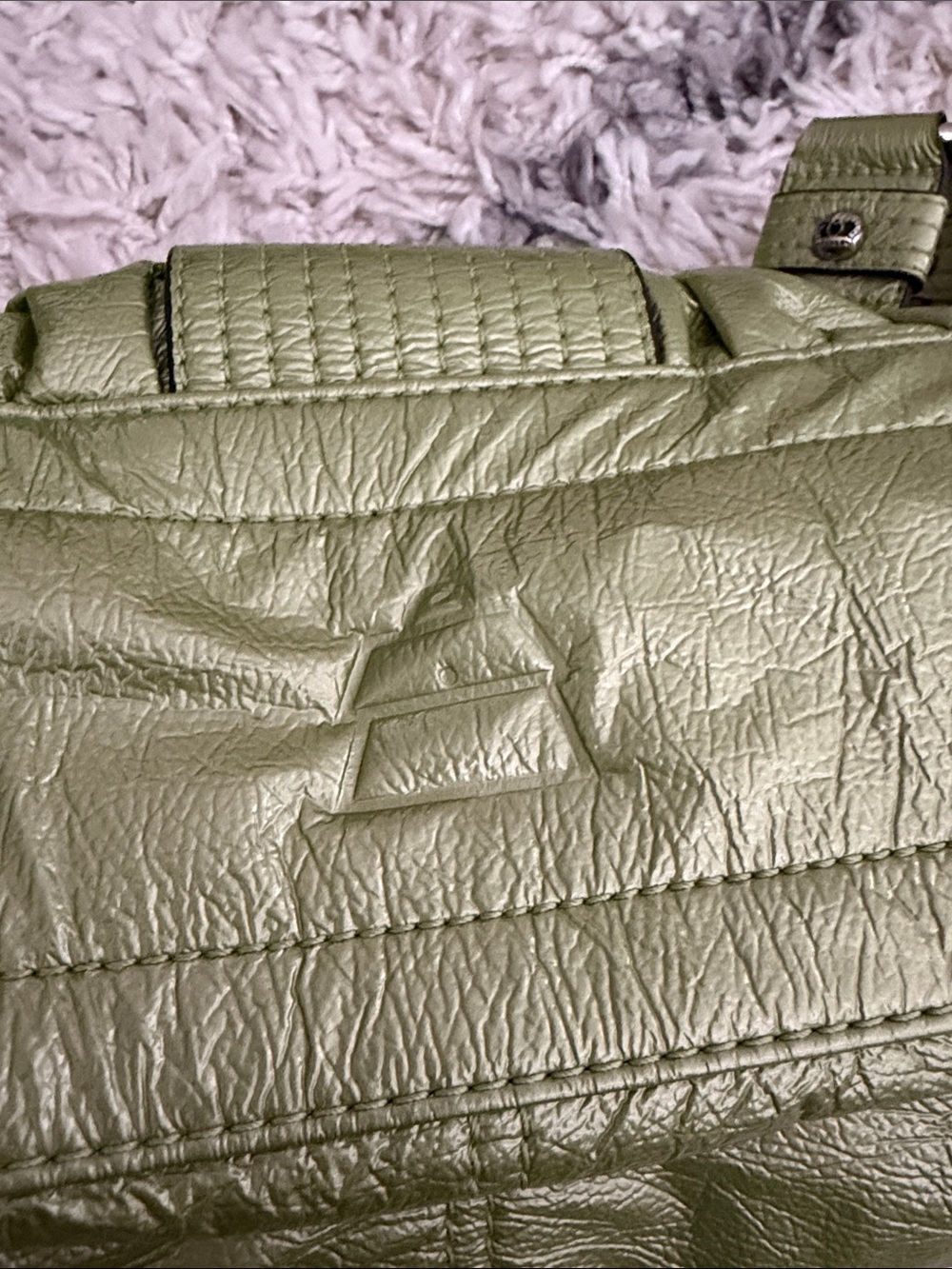 Kathy Van Zeeland Purse Y2K Green - Picture 12 of 12